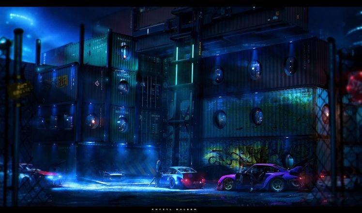 car, Stance, KhyzylSaleem, Porsche, Futuristic HD Wallpaper Desktop Background