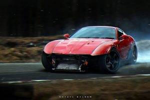 car, Stance, KhyzylSaleem, Drift, Futuristic, Ferrari 599