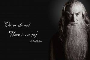 Albus Dumbledore, Gandalf, Harry Potter, Quote, Yoda