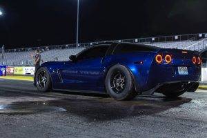 car, Corvette, Blue Cars