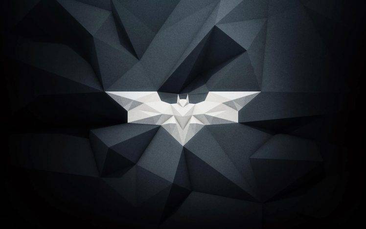Bat Signal, Logo, Batman, Low Poly HD Wallpaper Desktop Background