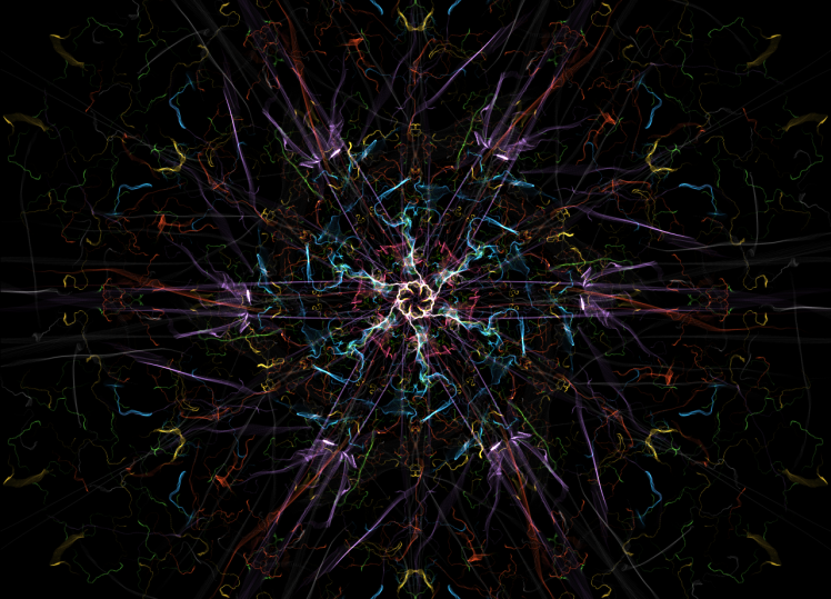 fractal, Abstract, Silk HD Wallpaper Desktop Background