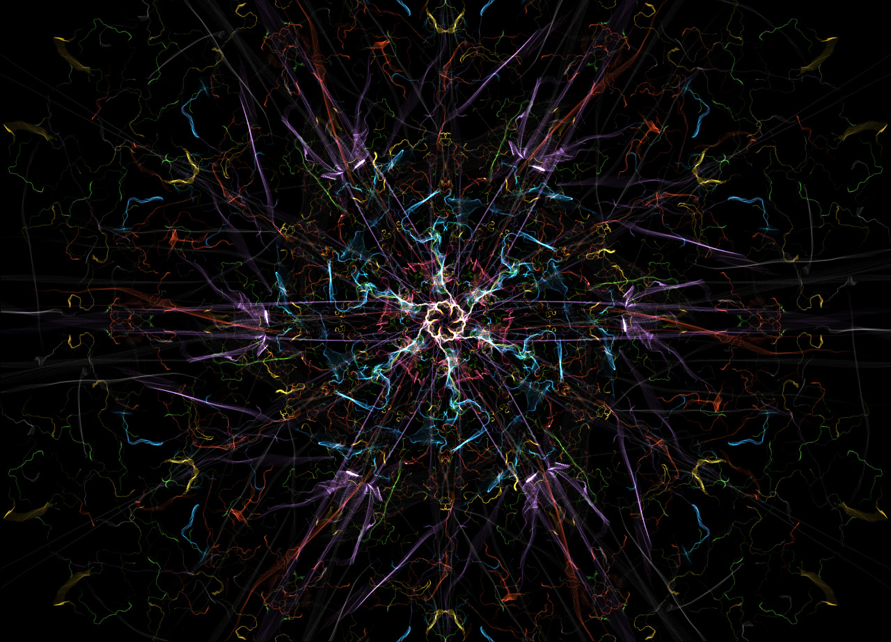 fractal, Abstract, Silk Wallpaper