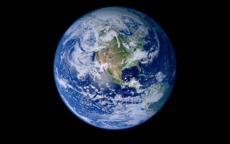 Earth, Planet, Dark, Black, Blue, Apple Inc. HD Wallpaper Desktop Background