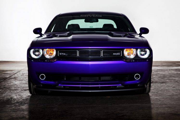 Dodge Challenger, Purple HD Wallpaper Desktop Background