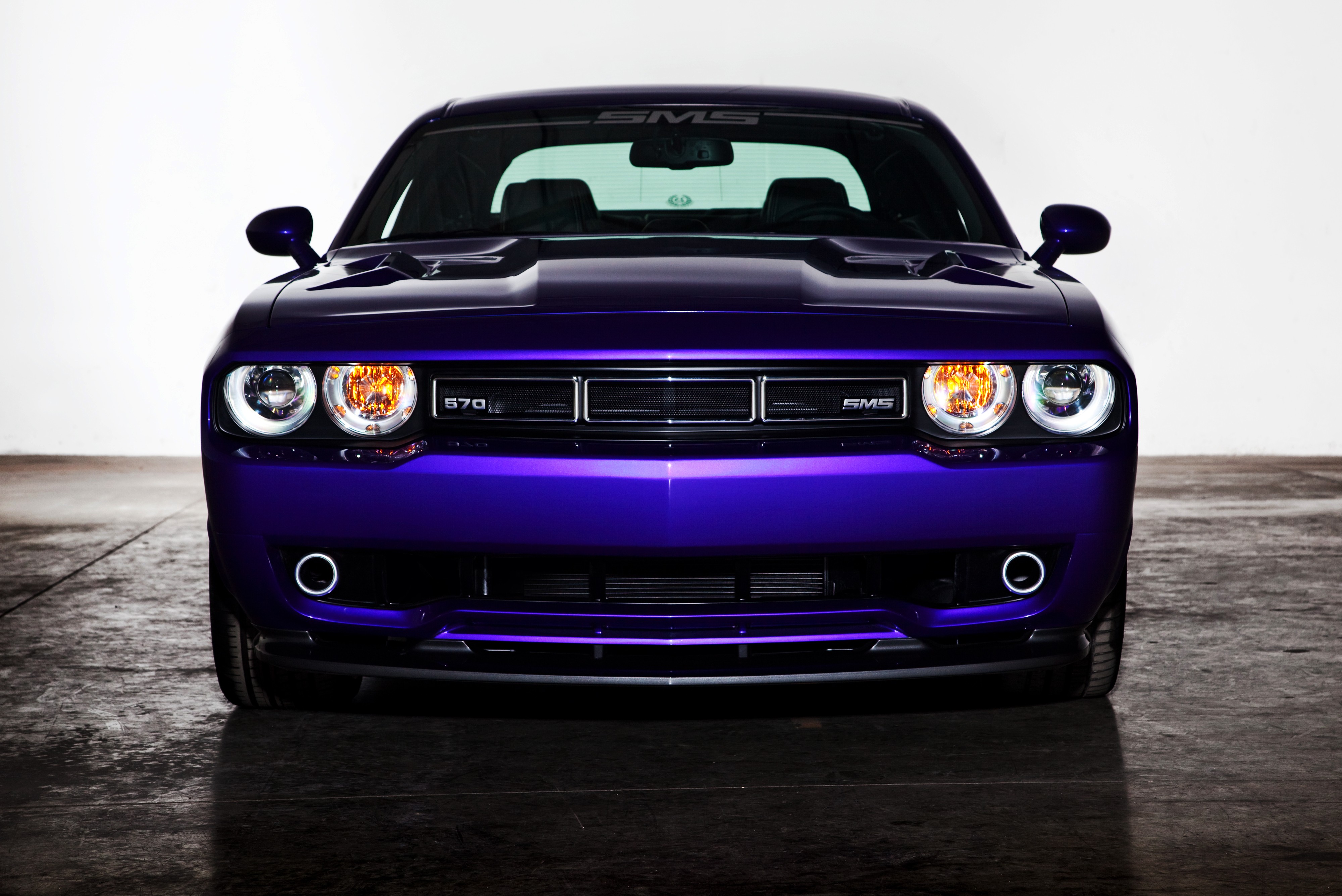 Dodge Challenger, Purple Wallpaper