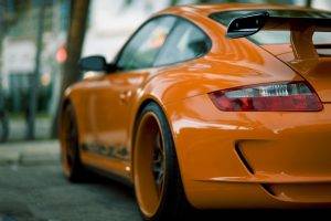 Porsche, Car, Orange