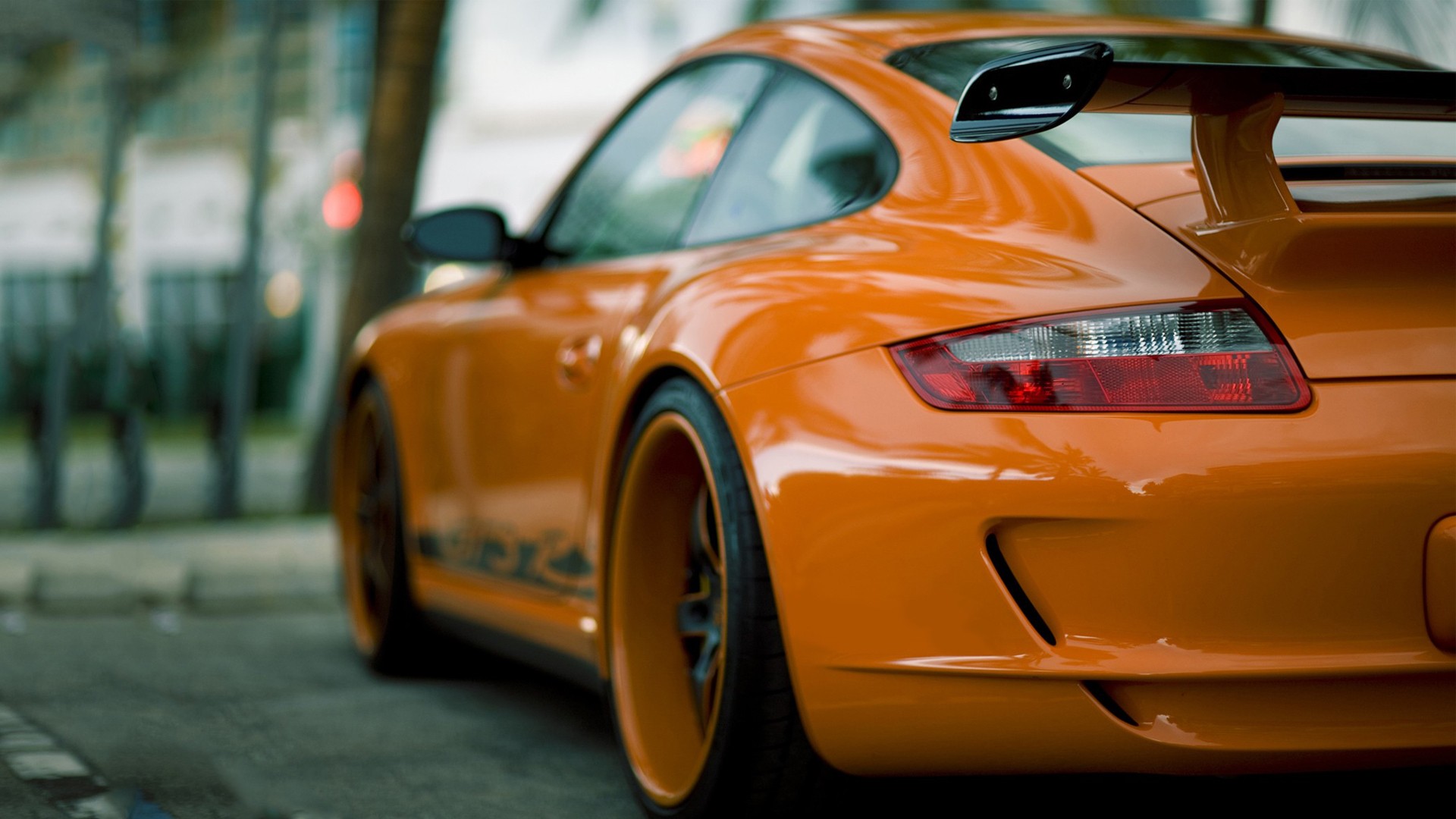 Porsche, Car, Orange Wallpaper