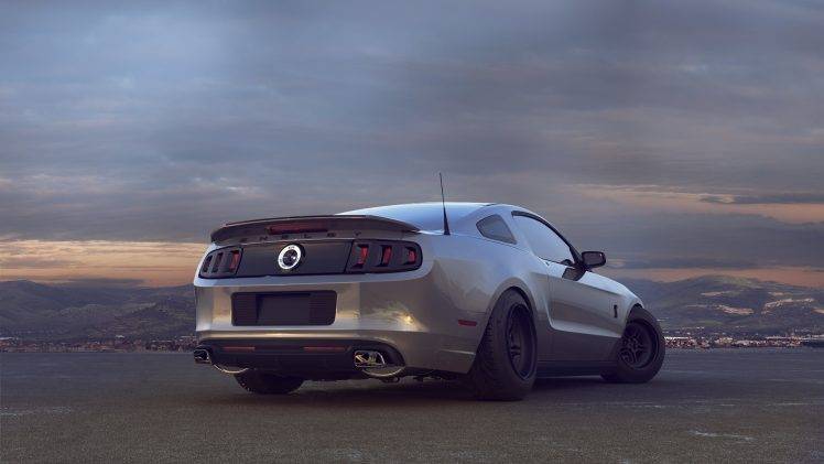 muscle Cars, Landscape, Ford Mustang GT HD Wallpaper Desktop Background