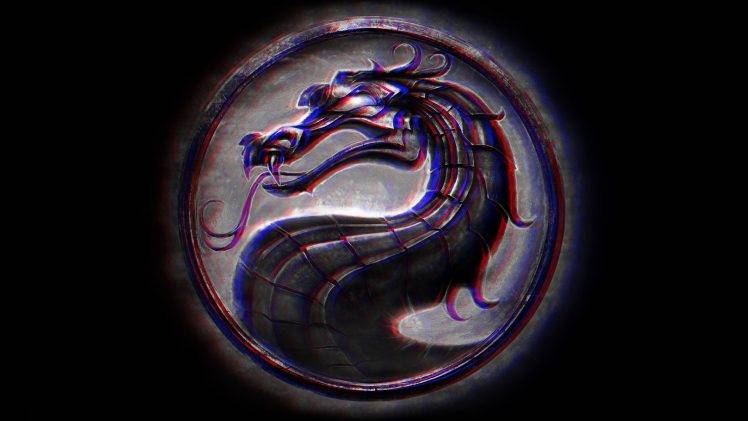 Mortal Kombat, Anaglyph 3D HD Wallpaper Desktop Background
