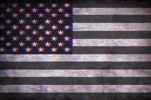 American Flag, Anaglyph 3D
