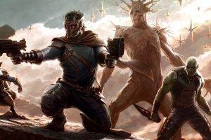 Guardians Of The Galaxy, Groot, Drax The Destroyer, Star Lord