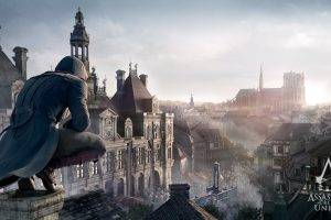 Assassins Creed: Unity, Arno Dorian, Paris, Notre dame, Video Games
