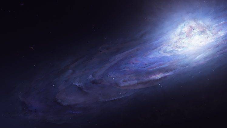 artwork, Space, Andromeda, Galaxy, Space Art HD Wallpaper Desktop Background