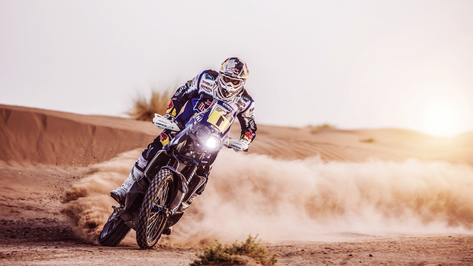motocross, Desert, Landscape, Dakar Wallpaper