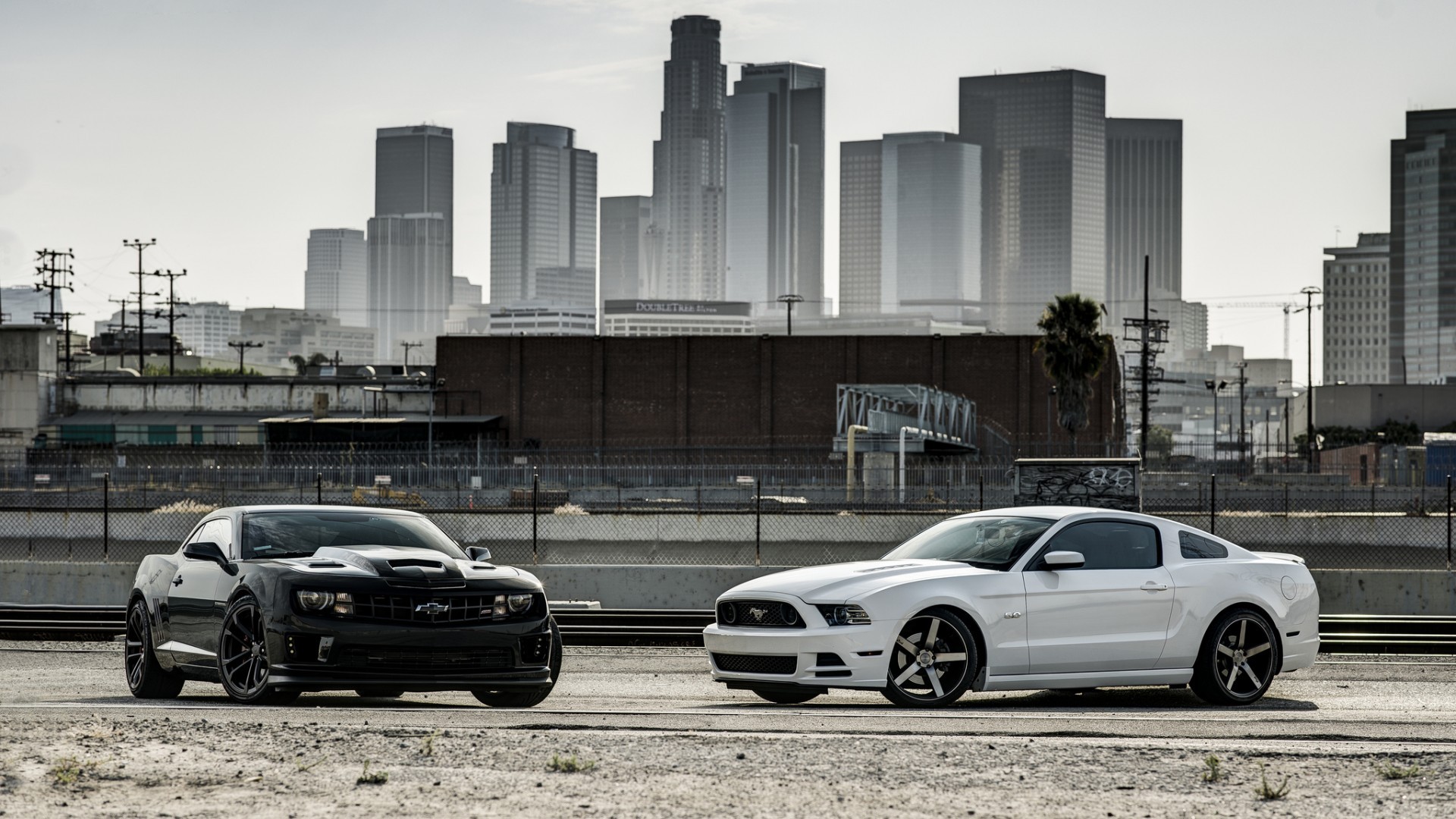 muscle Cars, Chevrolet, City, Ford Mustang Wallpaper