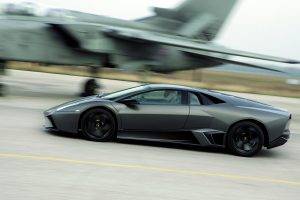 Lamborghini, Car, Jet Fighter