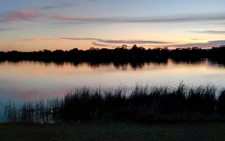 lake, Photography, Sunset, Silhouette HD Wallpaper Desktop Background