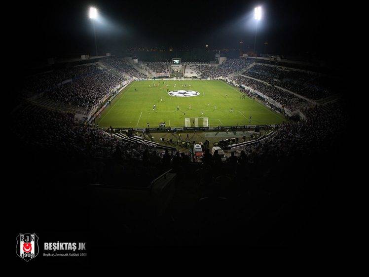 Besiktas J.K., Inönü Stadium, Turkish, Soccer Clubs, Soccer HD Wallpaper Desktop Background