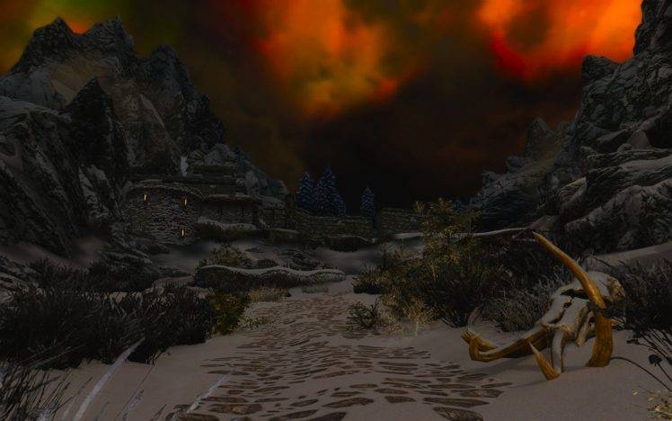 The Elder Scrolls V: Skyrim, ENB, Valley HD Wallpaper Desktop Background