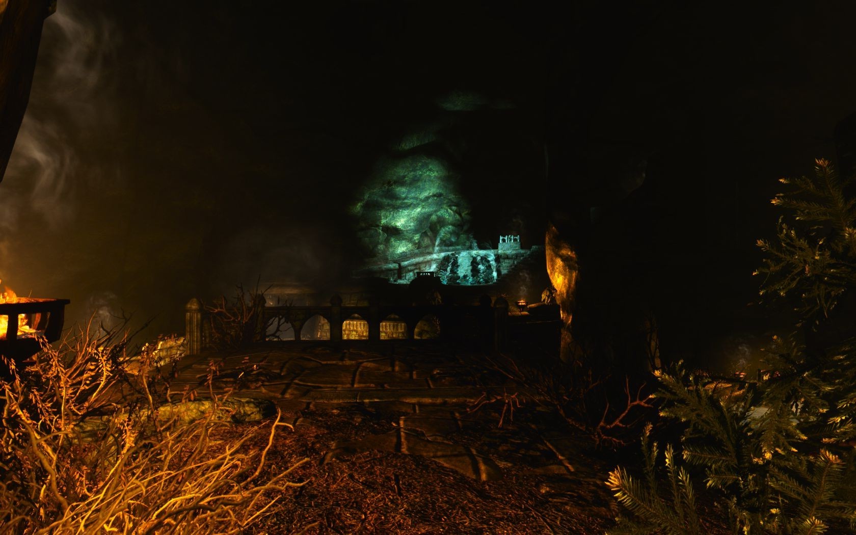 The Elder Scrolls V: Skyrim, ENB, Cave Wallpaper