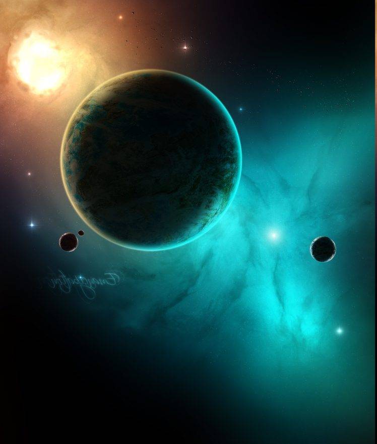 space, Planet, Space Art, Nebula HD Wallpaper Desktop Background