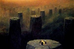 Zdzisław Beksiński, Dark, Abstract, Artwork, Creepy