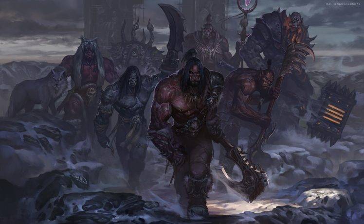 World Of Warcraft, World Of Warcraft: Warlords Of Draenor, Orcs HD Wallpaper Desktop Background