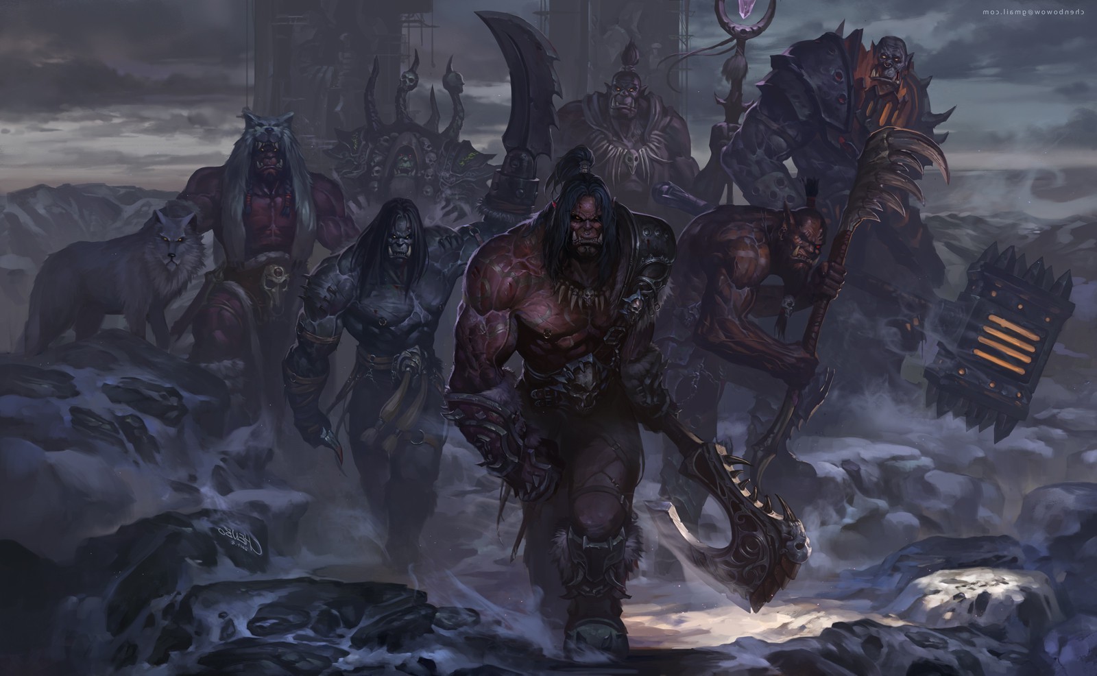 World Of Warcraft, World Of Warcraft: Warlords Of Draenor, Orcs Wallpaper