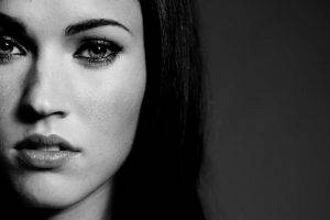 Megan Fox, Monochrome, Face