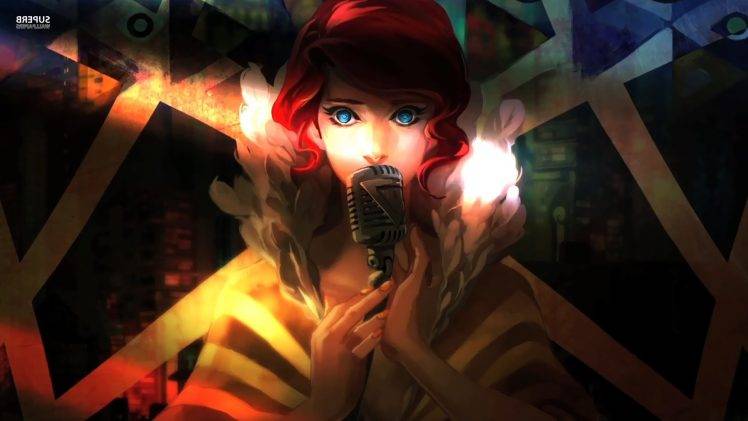 Transistor, Red (Transistor), Anime Girls, Video Games HD Wallpaper Desktop Background