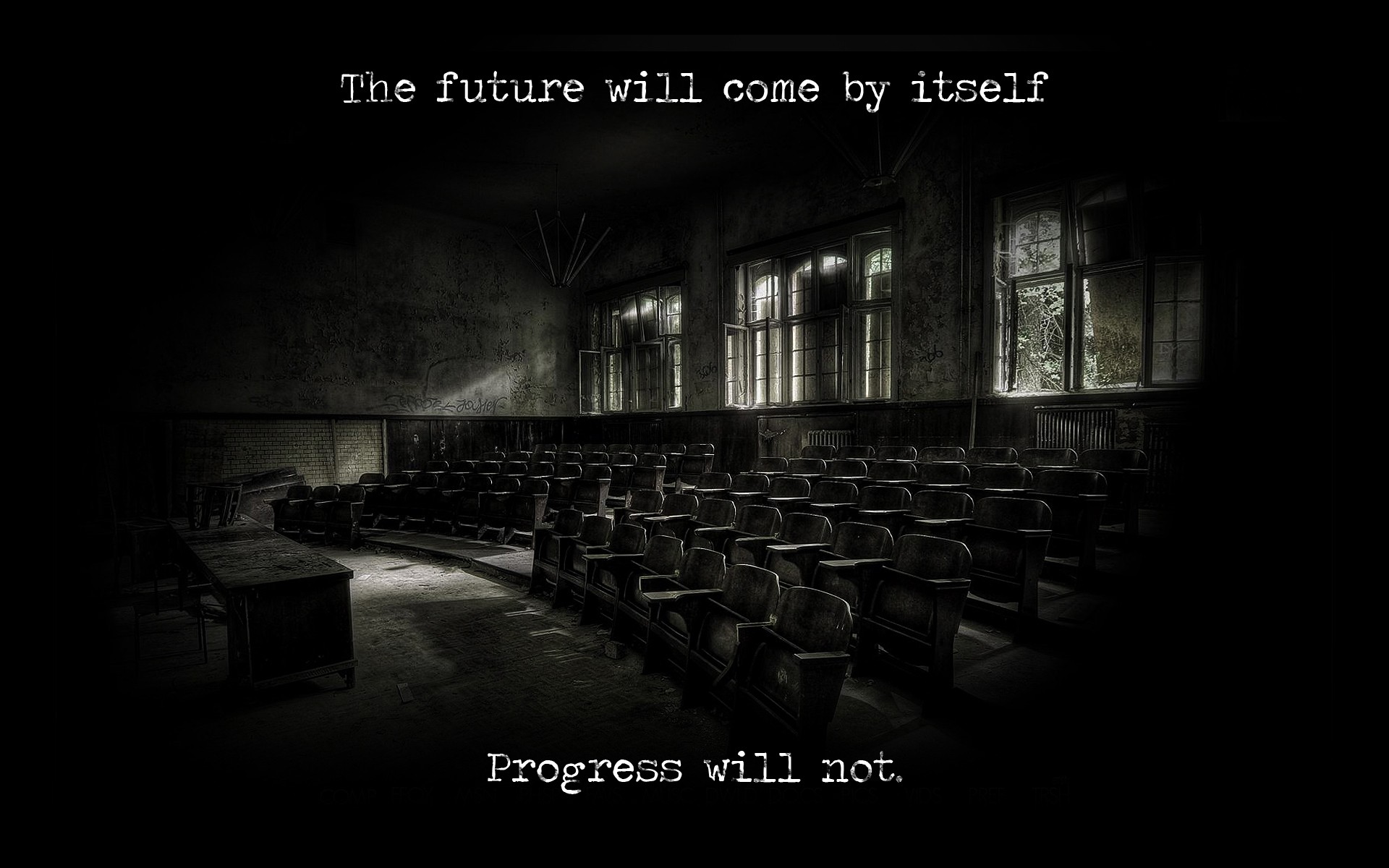 quote, Ruin Wallpaper