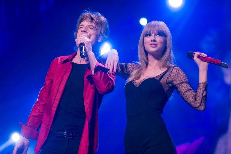 Taylor Swift, Mick Jagger HD Wallpaper Desktop Background