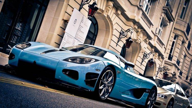 car, Koenigsegg CCX, Blue Cars HD Wallpaper Desktop Background
