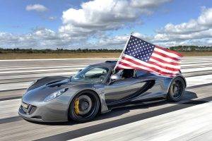 car, USA, Flag, American Flag