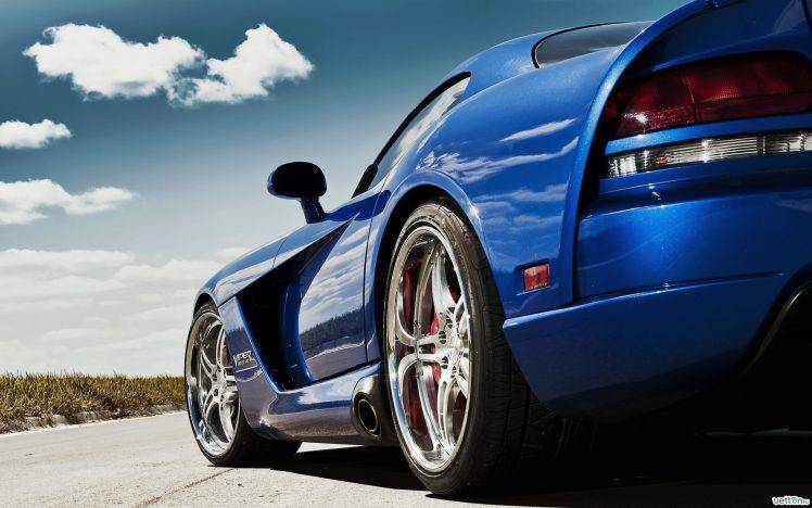 car, Dodge Viper, Blue Cars HD Wallpaper Desktop Background
