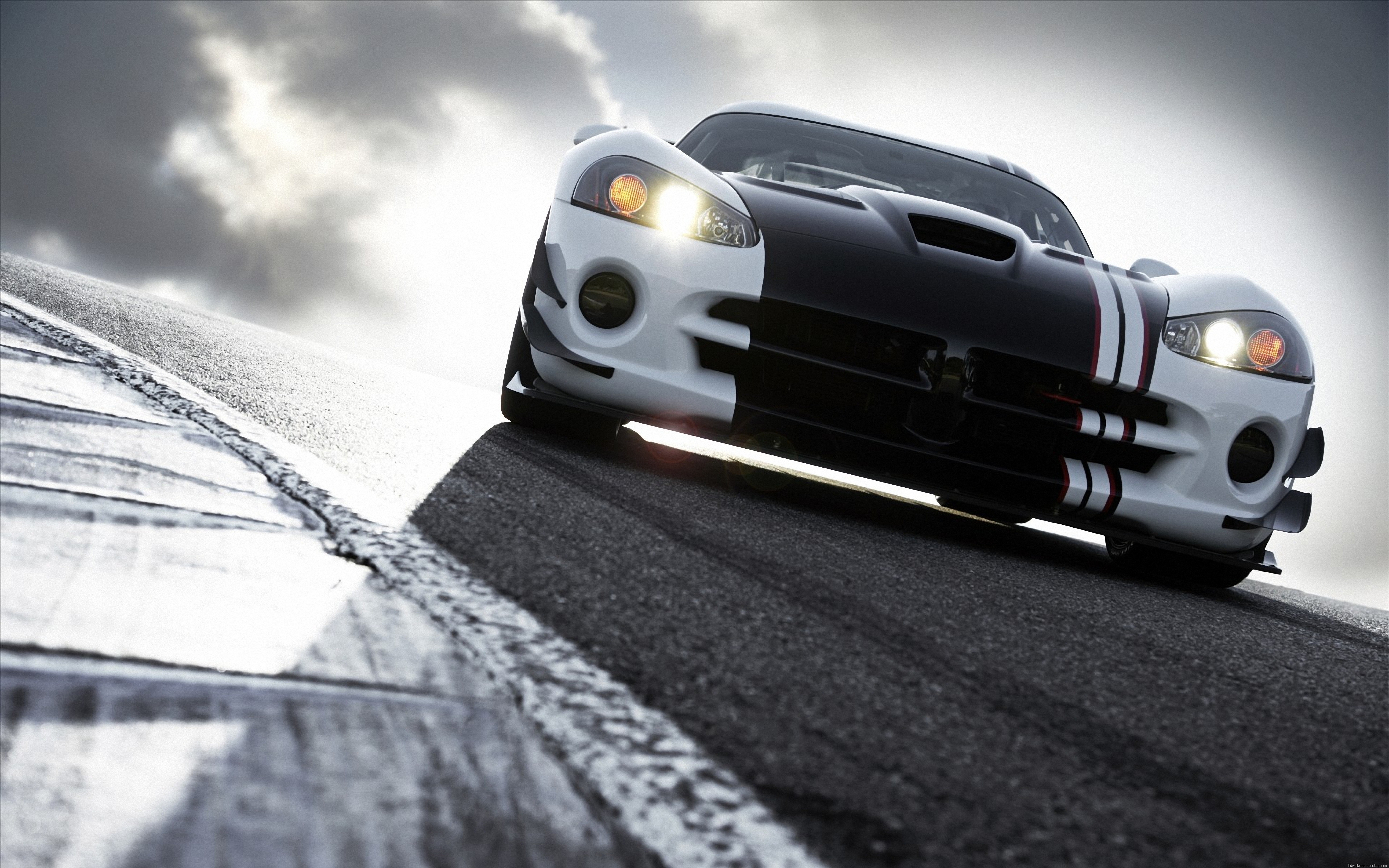 car, Dodge Viper, Racing Wallpaper