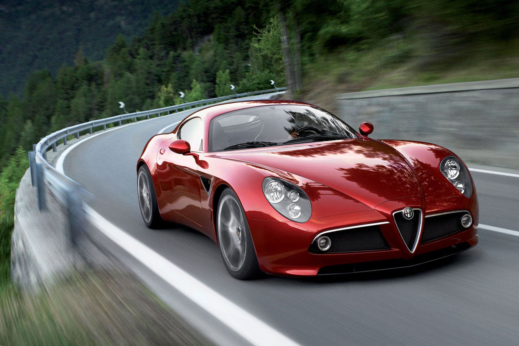 Alfa Romeo, Car, Red Cars, Motion Blur Wallpaper