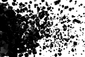 abstract, White Background, 3D, CGI, Cube, Black