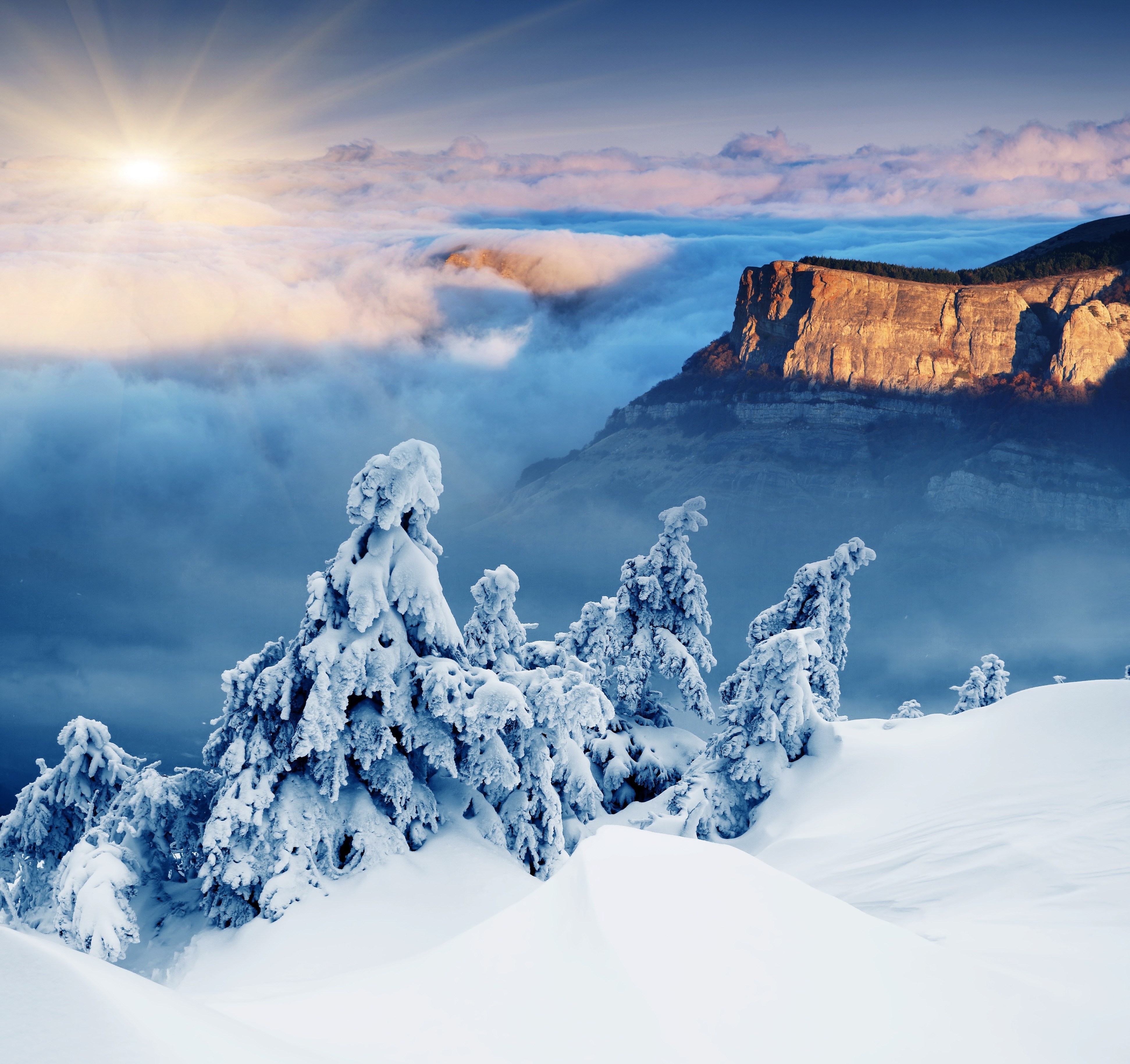snow, Landscape, Winter Wallpaper