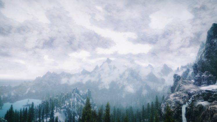 The Elder Scrolls V: Skyrim, Landscape, Nature HD Wallpaper Desktop Background