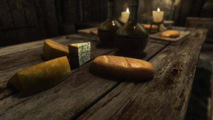 The Elder Scrolls V: Skyrim, Food HD Wallpaper Desktop Background