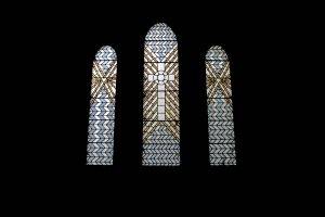 negative Space, Window, Stained Glass, Church, Architecture