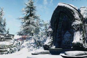 The Elder Scrolls V: Skyrim, Snow, Winter, Video Games