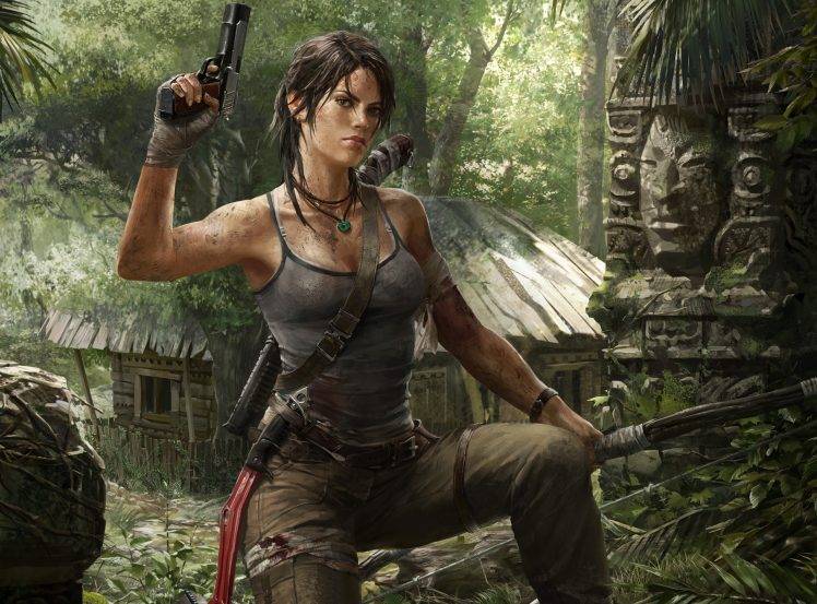 Живые обои tomb raider