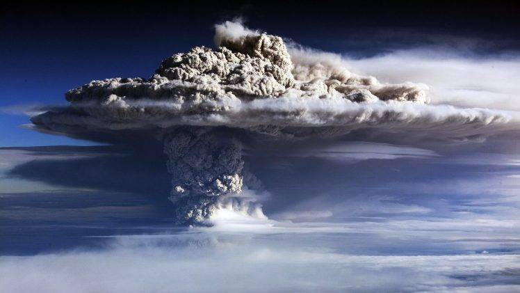 nature, Volcano, Explosion, Smoke HD Wallpaper Desktop Background