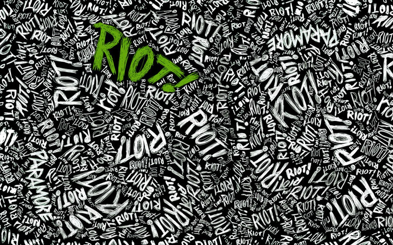 music, Paramore, Green, Typography Wallpaper