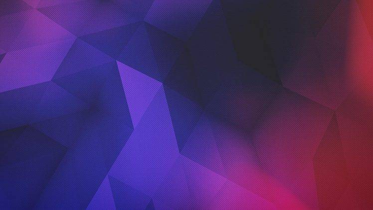 abstract, Red, Purple, Blue, Low Poly, Digital Art, Artwork HD Wallpaper Desktop Background