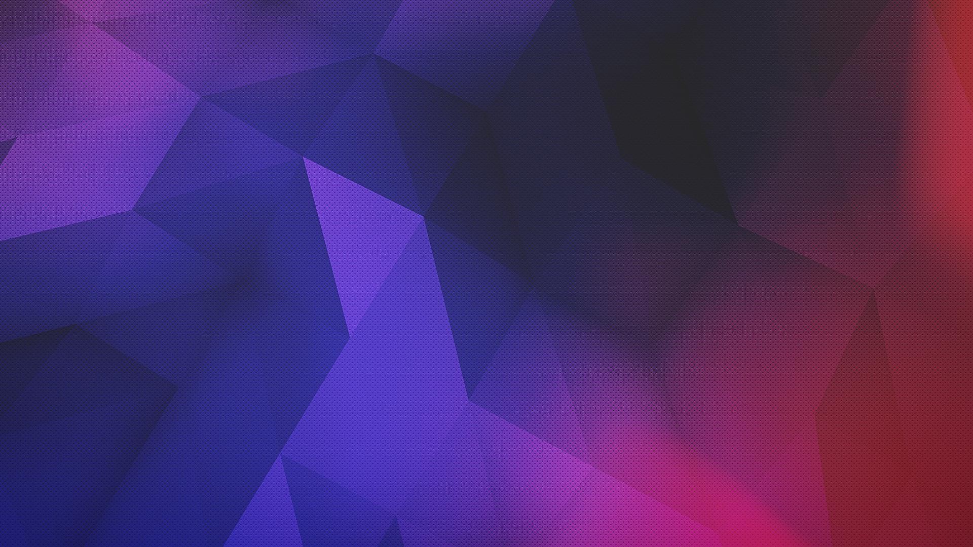 abstract, Red, Purple, Blue, Low Poly, Digital Art, Artwork Wallpaper