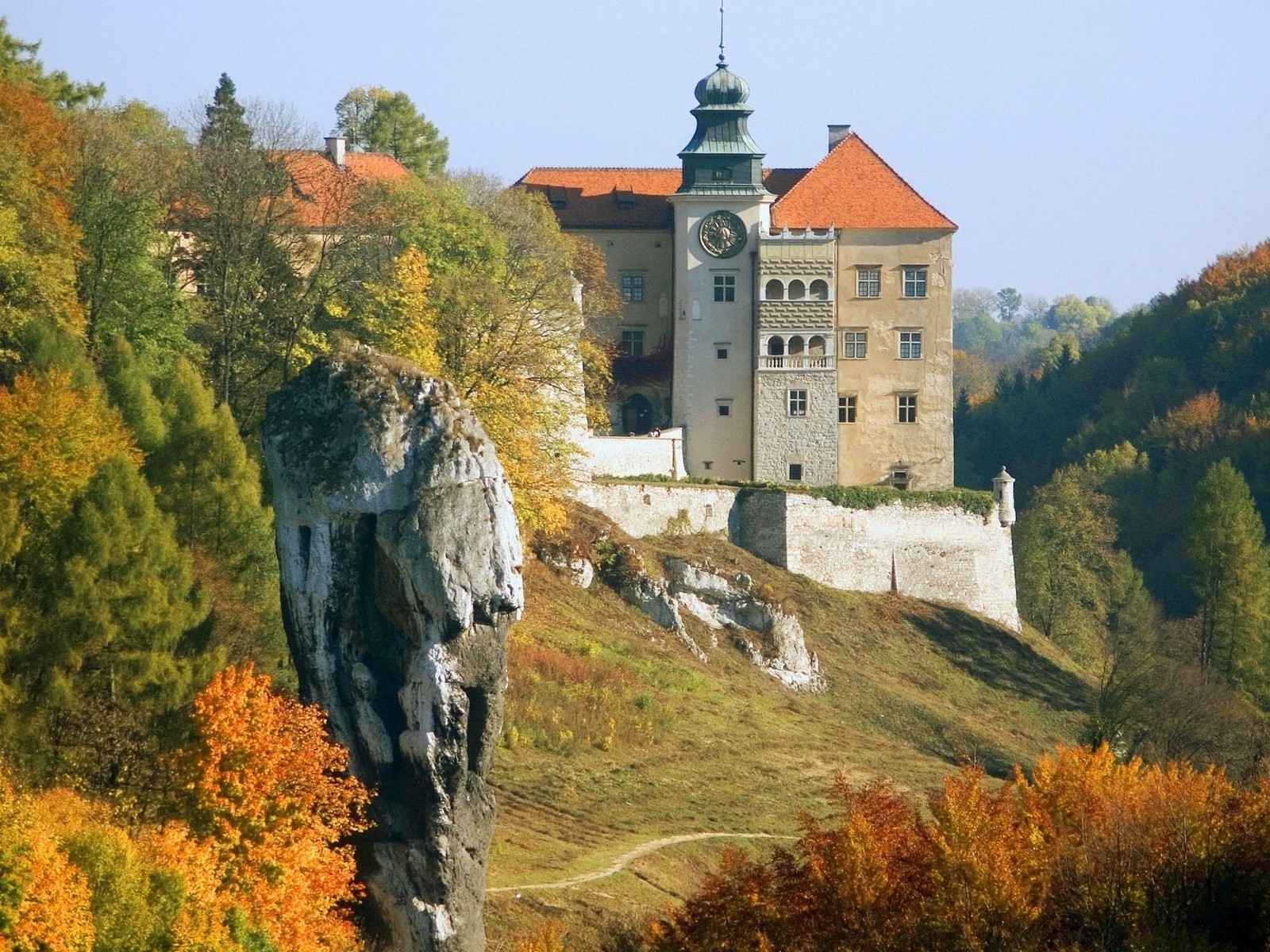 castle, Landscape Wallpaper